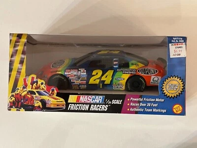 ToyBiz Vintage 1998 Jeff Gordon #24 Dupont Friction Racer Nuevo en caja DuPont Chevy 1/24 Foto 1 de 4