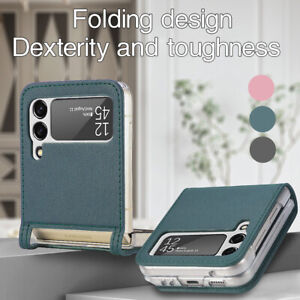 Wallet Case For Samsung Galaxy Z Flip 3 4 5G Card Slot Leather Shockproof Cover
