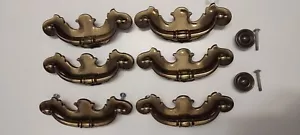 Vintage Hardware Drawer Lot (8 pieces total) Distance Between Holes is 4 inches - Picture 1 of 4