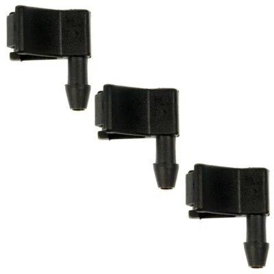 3 Piece Windshield Washer Wiper Fluid Nozzle Sprayer kit for Peterbilt Trucks - Image 1 of 3