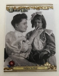 Helen Keller  2023 HISTORIC AUTOGRAPHS GILDED AGE card
