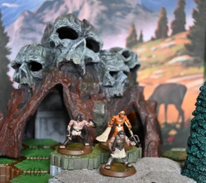 Heroscape: Spartacus Crixus Retiarius Gladiator Lot (3 Figuren & 3 Battle Cards) - Bild 1 von 2