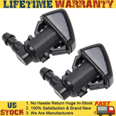 2pcs Windshield Washer Nozzle for Ford F250 F350 F450 F550 Super Duty 2011-2016 - Image 1 of 4