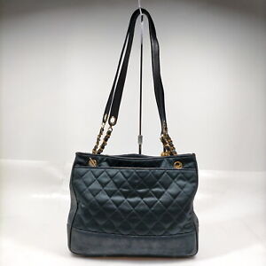 Chanel Tote Bag  Black Leather and Nylon 1447301