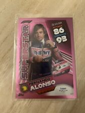 Topps F1 Turbo Attax 2022 Formel 1 307 Fernando Alonso Superstar Pink Parallel