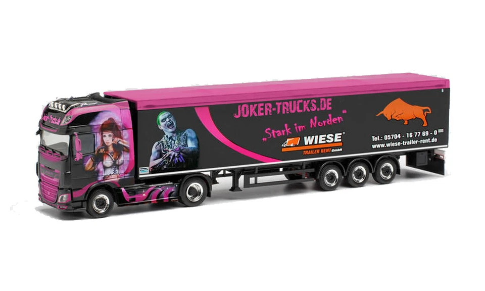 HERPA 313674 - DAF XF SSC "Joker Trucks / Trucker-Babe Tamara" - 1:87 - Immagine 1 di 1