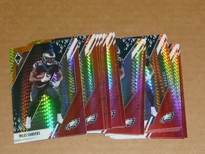 2021 Panini Phoenix Miles Sanders Fire Burst Card Philadelphia Eagles Lot of 50 - Picture 1 of 3