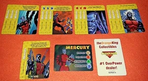 Marvel OVERPOWER X-Men Mercury player SET character 13 spec Soldier-of-Fortune - Picture 1 of 7