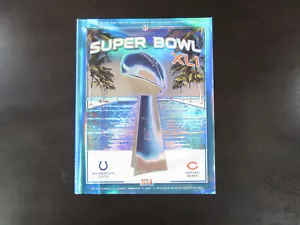 Super Bowl XLI Program 2007 Indianapolis Colts vs Chicago Bears Miami, Florida - Picture 1 of 5