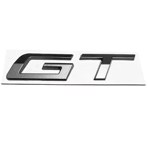 For GT Dark Grey Rear or Side Wing Badge for Peugeot 208 308 408 508 e208 e308 - Picture 1 of 6