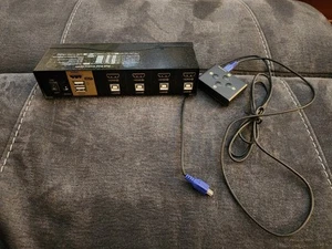 CKLau 4 Port HDMI KVM Switch Dual Monitor 4K@60Hz with Audio, Cables and 1 US... - Photo 1/6