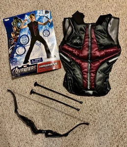 HAWKEYE The Avengers Halloween Kostüm (mit sicherem Bogen & Pfeilen) Kindergröße 4-6 - Bild 1 von 2