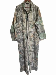 Vintage Liberty Camouflage Coveralls Hunting Jumpsuit Non Insulated  XL - Picture 1 of 7