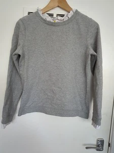 Boden Frilled Sweatshirt Womens Small - Picture 1 of 5