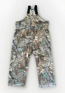 Gander Mountain Camo Bibs Mens XXL 2XL Hunting USA Cotton Vtg READ - Picture 1 of 15