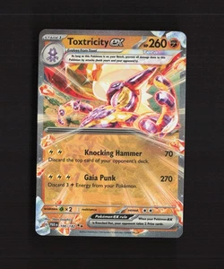 Tarjeta holográfica de Pokémon Toxtricity ex 100/182 Paradox Rift ultra rara casi nueva - Imagen 1 de 10