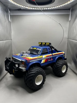 Vintage Untested Radio Shack Off Roade Dashr49 Blue 4x4 Truck RC ONLY For Parts - Image 1 of 4
