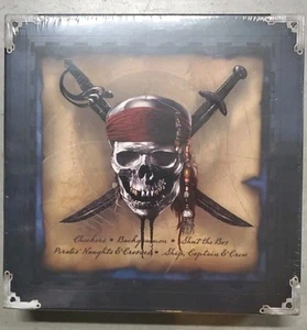Pirates Of Caribbean 5 In 1 Captain's Game Set Checkers Backgammon Dice Complete - Picture 1 of 3
