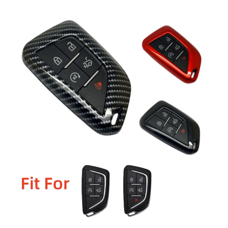 1xABS Car Key Fob Case Cover Bag For Cadillac CT5/6 XTS XT4 XT5 ATS ESV Escalade - Image 1 of 1