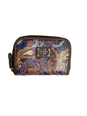 Relic Brand Soft Paisley Colorful Compact Faux Leather Zippered Wallet 01 - Image 1 of 4
