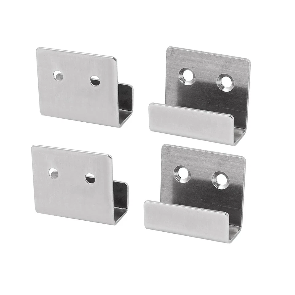 Stainless Steel Wall Hanger Bracket Rack Holder 4pcs for Ceramic Tile Display - Image 1 of 3