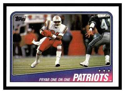 1988 Topps Patriots Team Leaders - Irving Fryar #175 New England Patriots - Image 1 of 2