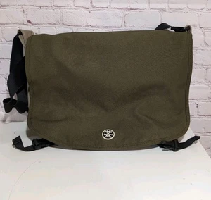 Crumpler The Considerable Embarrassment Messenger Bag Olive Khaki Orange Laptop - Picture 1 of 18