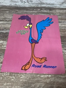 VINTAGE 1974 LOONEY TUNES ROAD RUNNER “Beep Beep” POSTER 18x24 - Picture 1 of 10