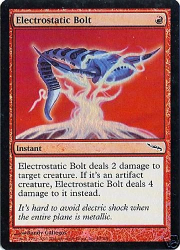 MTG - Mirrodin - Electrostatic Bolt - 2X - Foil - NM - Image 1 of 1