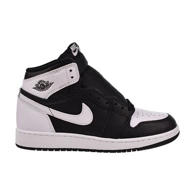 Jordan 1 Retro Alto OG (GS) Zapatos para Niños Grandes Negro-Blanco FD1437-010 Foto 1 de 4