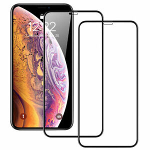 For iPhone 13 12 11 Pro X XR XS Max FULL COVER Tempered Glass Screen Protector