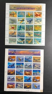 U.S. STAMPS SC #3142, 3916-3925a. AMERICAN AVIATION - Image 1 of 3