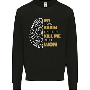 Sudadera jersey con conciencia de aneurisma sobre cáncer cerebral para hombre - Imagen 1 de 29