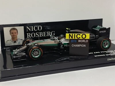Pitboard 1:43 (Pizarra F1) / Nico Rosberg (Mercedes AMG) 2016 / World Champion - Imagen 1 de 3