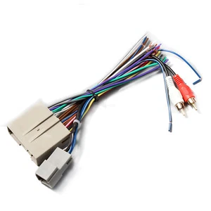 For 03-06 Lincoln Navigator Radio Stereo Wire Harness Adapter Amplifier RCA Plug - Picture 1 of 6