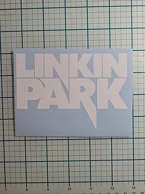 STARCRAFT Linkin Park Logo White Vinyl Decal Sticker - Windows Car Truck Bumper Laptops