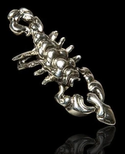 Scorpion silver .925 Finger-Tip Ring - Picture 1 of 1