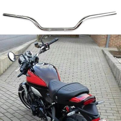 Motorcycle Tracker Drag Handlebar 7/8" Chrome For Kawasaki KZ900 KZ900A KZ900B - Image 1 of 4