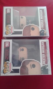 Dexter & Debra Morgan Funko Pop Vinyls #1695 #1696 New in Protectors - Picture 1 of 13