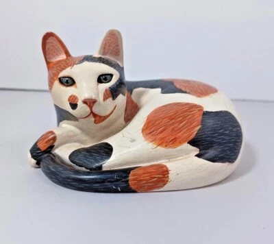 Tyber Cats 1997 de colección de Enesco limitado a un año de producción Calico Kitty Foto 1 de 4