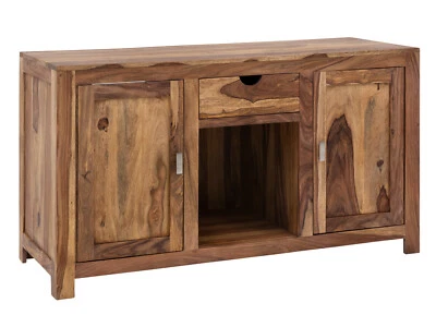 Waschtisch Palisander Doppelwaschtisch Holz massiv Badmöbel Badschränke Lagos - Bild 1 von 4