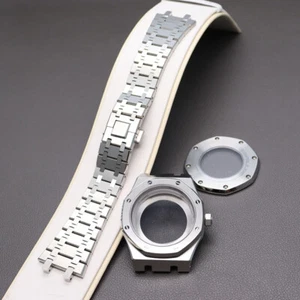 Correa de reloj de lujo 41 mm para hombre para movimiento Seiko NH35 NH36 esfera de 31,80 mm - Imagen 1 de 16