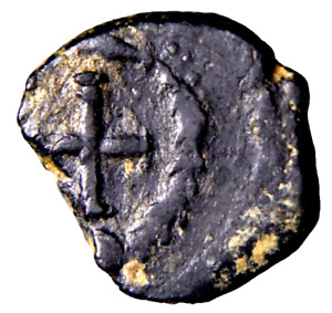 Galla Placidia. Augusta, AD 421-450. Æ 12mm CHRISTIAN CROSS Roman Coin COA
