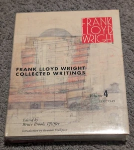 FRANK LLOYD WRIGHT COLLECTED WRITINGS, VOL. 4: 1939-1949 - Hardcover New/Sealed - Picture 1 of 6