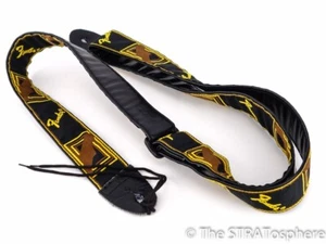 Fender Strat, DELUXE LOGO, GUITAR STRAP, Monogrammed Clapton Signature U.S.A. - Picture 1 of 1