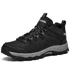 Men Hiking Shoes Non Slip Outdoor High Top Ankle Boots Trekking Trails Work Shoe