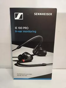SENNHEISER IE 100 PRO Monitor Audio In-Ear, Nero, Cablato (508940)... - Foto 1 di 2