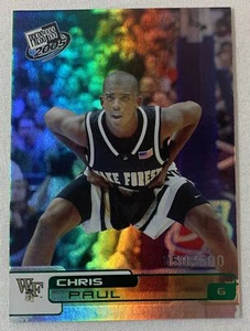 2005 Press Pass green refractor #R26 ~ CHRIS PAUL RC ~ 50/500 - Picture 1 of 2