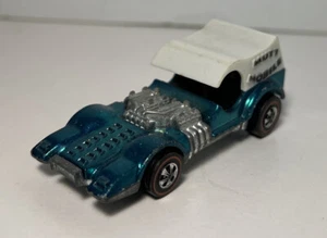 Vintage Hot Wheels Redline Mutt Mobile Aqua Blue 1970 With Dogs Cage Steering - Picture 1 of 11