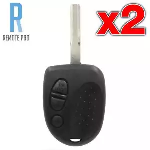 2 x To Suit Holden Commodore 3 Button Car Remote Case/Shell Key VS VX VY VZ WH - Picture 1 of 10